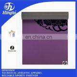 Natural Rubber Black Printed Purple Mats Workout Label Yoga Mat