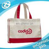 Custom wholesale Different color cotton ham shoulder tote bag