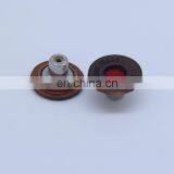 20mm Metal Alloy Shank Button Round Shape With Fabric Dry Cleaning Jeans Button