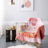 RAWHOUSE Jacquard Throws Nordic Design Cotton Woven Blanket Fringe Blanket Home Decoration thumbnail-5