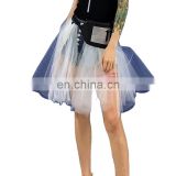 TWOTWINSTYLE Summer Sexy Mesh Denim Patchwork Skirt For Women High Waist Big Size Mini fashion new