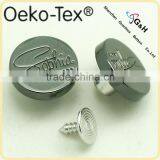Hang Plating Gun Metal Jeans Tack Buttons