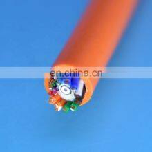 Twisted Pair Sewer Robot Cable Polyurethane Coaxial 75 Ohm Cable