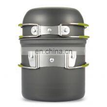 Hiking Picnic Tableware Backpacking Pot Pan Camping Cookware Ulitity Lightweight for Outdoor Hiking Picnic Camping thumbnail-1