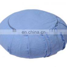 Buckwheat Flax Seed Filled Embroidered Zafu Cushions Made in India thumbnail-2