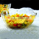 clear glass bowl & vegetables storage glass bowl & food storage clear glass bowl