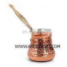 Silver Embossed Turkish Coffee Pot thumbnail-2