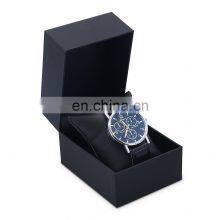 Wholesale Customized Packaging Gift Bright Black Paper Watch Organizer Display Watch Box thumbnail-1