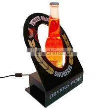 LED-дисплей для вина, акриловый подсвечиваемый дисплей для бутылок алкоголя, стойка для демонстрации вина