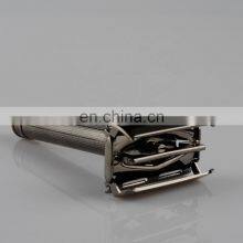 New Design Butterfly Head Colorful Brass Metal Eco-Friendly Black Barber Double Edge Blades Shaving Safety Razor thumbnail-3