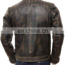 High Quality Sheep Leather Fashion Jacket Men thumbnail-5