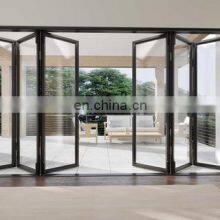 Soundproof Thermally Broken Top Quality Aluminum Folding Doors thumbnail-4