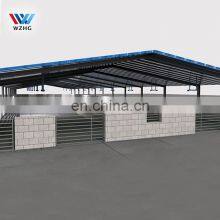 Australian WZH Prefabricated Steel Structure Closed Type Poultry Farm House Cow Sheds for Sale thumbnail-1