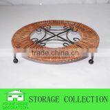 Handmade Kitchen Wicker & Wire Trivet thumbnail-1