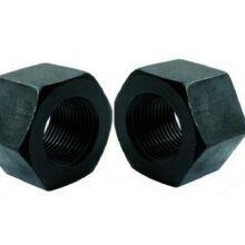 Carbon Steel Hexagon Lock Nut Black Oxide Plating / M3 M8 M12 Hex Nut thumbnail-1