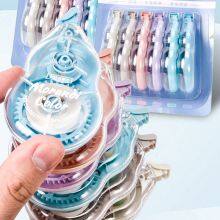 Big Capacity Whiteout Tape 6pcs in One Blister Card 72m Long Tape Trendy Correction Tape thumbnail-2