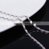 2015 Funky Chains Rhodium Plated Brass Diamond Cut Chain Necklace Jewellery thumbnail-3
