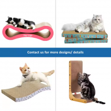 MEOW LOVE Cat Scraper Board Side Cat Scraper Pad After Cat Scraper Design Triangle thumbnail-5