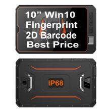 HR1062W Cheapest Factory Intel 10 Inch FHD Win 10 Home 10000mAh 4GB+64GB 4G IP68 Rugged Tablet With NFC, Fingerprint and 2D Barcode thumbnail-2