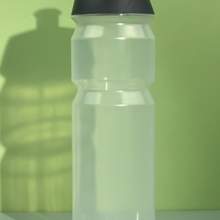 Milky White OEM Design Silk Print Sport Bottle With Food Grade BPA Free PP#5 Material thumbnail-4