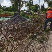 Pre-Assembled Imitation Bamboo Fence Panels 10-Year Structural Warranty thumbnail-1