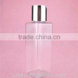 5oz 150ml Clear Plastic Square Pet Bottle Empty for Cosmetic Packaging thumbnail-3