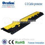 Outdoor Use 2 Channel Rubber Stage Cable Protector And Cable Ramp 2 Channel Rubber Cable Protector thumbnail-4
