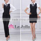 Custom Order!!! Japan Office Lady Uniform (short Skirt or Long Pants) Hotel Uniform for Waitress thumbnail-2