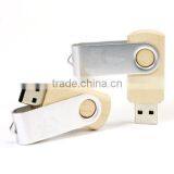 Wooden Swivel Design Usb Flash Drive With LOGO thumbnail-4