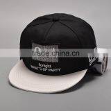 Fashion Cool GO ! Applique Men Women Embroidery Flat Leather Brim Snapback Custom thumbnail-6