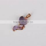 OEM Amethyst Heart Pedant Rose Gold Necklace Jewelry 2016 thumbnail-2