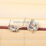 925 Sterling Silver 2.5CT Genuine Mix Gems Clip Earring 2015 Newest Style Colorful Earring thumbnail-3