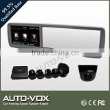 4.3inch rearview camera car mirror parking sensor monitor