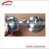 stainless steel pipe fittings tri clamp bowl cap with male female threaded ferrule