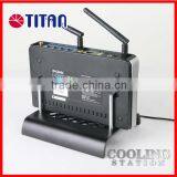 Wholesale Electronics Mobile Set Top Box Cooling Aluminum Stand Holder thumbnail-6