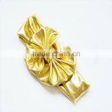 Metallic Messy Bow Headwrap, Ribbon Headwrap, Skiny Headwrap