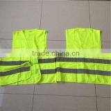 China Wholesale Bright Yellow Elastic Reflective Vest Yellow