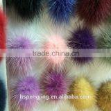 Hand Made Colorful Real Fur Mink Pom Poms thumbnail-1