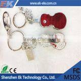 OEM Usb Drive, Keychain Flash Memory, Jewelry Usb Flash Drive in Guitar Shape