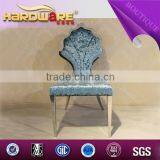 China Manufactry Royal Blue Design Amodern Fabric Dining Chair thumbnail-1