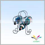 House Hold OEM Design 4 Bottles Counter Wall Wine Display Rack thumbnail-1