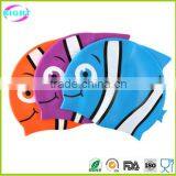 Children Custom Printing Silicone Swim Cap thumbnail-4