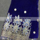 China Home Textiles Sequin Embroidery Velvet Fabric Printd Velvet Fabric Wholesale thumbnail-1