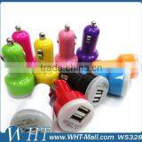 Manufacturer Price Dual USB Car Charger for IPhone, for Samsung ,for IPad thumbnail-1