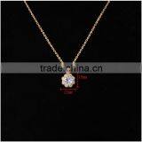 Artificial Crystal Gold Ring Necklace 2pcs Set Women Bijoux Accessories 2015 thumbnail-5