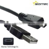 USB Type A Male / Micro B Male Cable, 2.0 Version