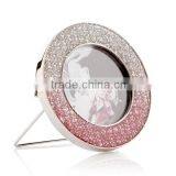 2015 Metal Pink Round Jewelry Boxes for Wedding thumbnail-3