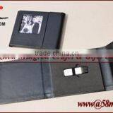 Leather Fabric Linen USB Stick Packaging Case Box thumbnail-2
