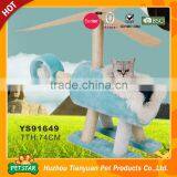 Cats Application and Stocked Eco-Friendly Feature Delux Cat Tree thumbnail-3