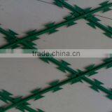 Chinese Supplier BTO-60 Good Quality PVC Razor Barbed Wire for Protection thumbnail-2